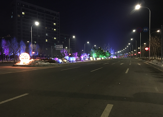 全运五路景观亮化