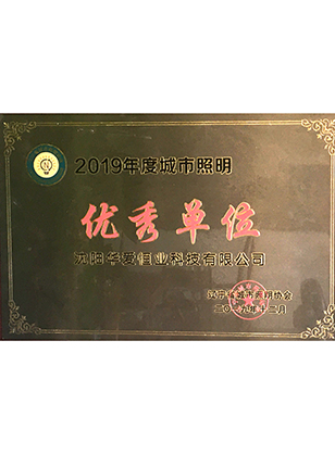 城市照明优秀单位